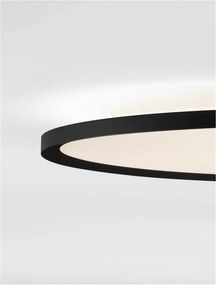 Plafoniera LED design slim ALMIRA negru D-60cm