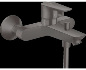 Baterie cada sau dus culoare negru periat Hansgrohe, Talis Select E Negru periat