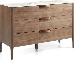 Comoda cu trei sertare, design elegant Glayds AC-CP1806-C