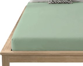 Cearsaf din microfibra MICROVELLE verde deschis 90x200 cm