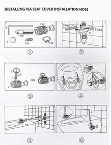 Set vas wc suspendat rimless cu capac soft close Alice si set rezervor wc incastrat Grohe Rapid SL cu set fixare si clapeta crom Skate Cosmopolitan