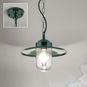 Pendul de exterior stil vintage IP44 EDWARD verde