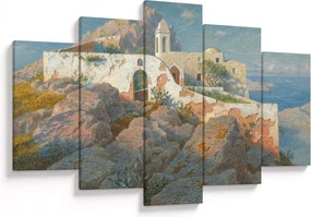 Tablou - William Stanley Haseltine, Santa Maria a Cetrella, Anacapri, reproducere (150x105 cm)
