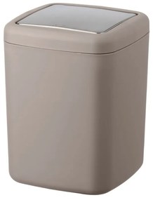 Coș de gunoi Wenko Barcelona S, înălțime 20 cm, maro-gri