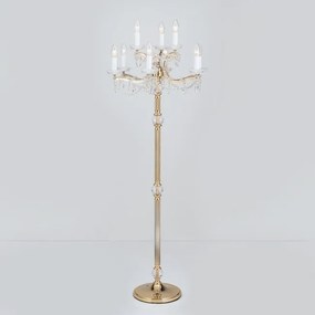 Lampadar / Lampa de podea de lux cristal Swarovski Maria Theresia-A 6+3L 24K gold plated
