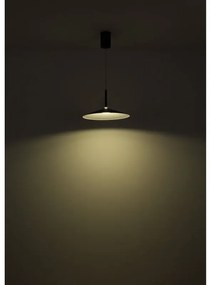 Lustra suspendata LED metal negru LAMPONE