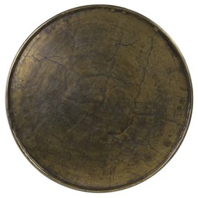 Măsuță de cafea în culoarea bronz rotundă din metal ø 67,5 cm Babina – Light &amp; Living