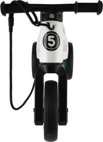 Funny Wheels - Bicicletă fără pedale 2 în 1 RIDER SUPER SPORT alb/negru/albastru