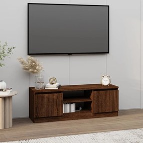 823357 vidaXL Comodă TV cu ușă, stejar maro, 102x30x36 cm