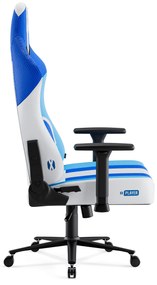 Scaun gaming Diablo X-Player 2.0 din material Normal Size Frost White / alb