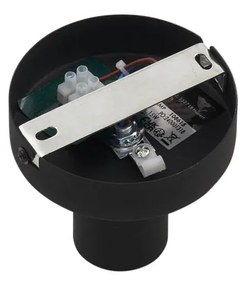 Plafonieră de design negru cu sticlă fumurie degrade - Pillon