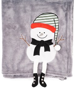 Pătură de Crăciun 4Home Frosty Snowman, 150 x 200cm