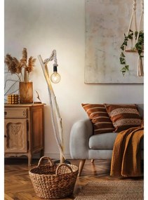 Lampadar/Lampa de podea design natural lemn NERIDA