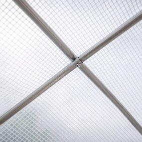 Cort din folie 200x200x300 cm cu cadru ranforsat + folie albă