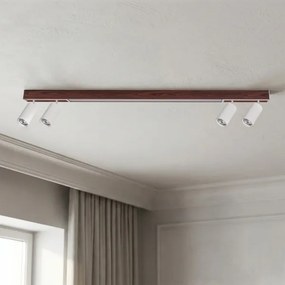 Brilagi - Spot LED SELE 4xGU10/30W/230V + LED/25W alb/decor stejar