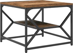 vidaXL Masă de cafea Lemn Vechi 51 x 50 x 40 cm