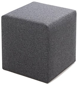 Taburet tapițat Kare Puf - Grey