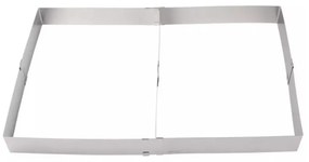 Forma de copt Kinghoff KH 1907, Reglabila 27,5-52,4 cm, Otel inoxidabil, Argintiu