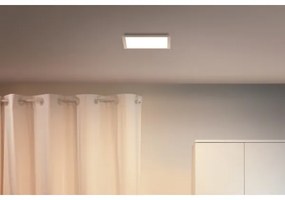 WiZ - Plafonier LED SUPERSLIM dimabil 12W 230V alb Wi-Fi