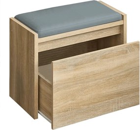 Pantofar BERGI, stejar sonoma, DTD laminat, 60x30x45 cm