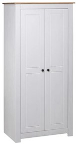 Sifonier, alb, 80 x 50 x 171,5 cm, lemn masiv pin gama Panama Alb, 80 x 50 x 171.5 cm, 1