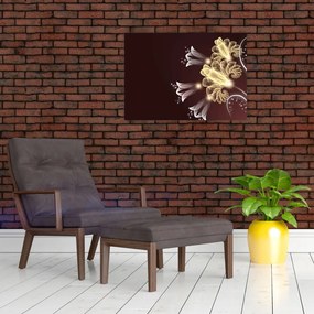 Tablou - Flori strălucitoare (70x50 cm)