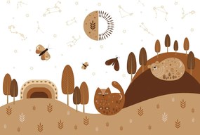 Fototapet - Astro animale (147x102 cm)