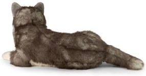 Rappa Câine husky de pluș culcat 60 cm