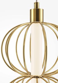 Lustra/Pendul LED design decorativ Golden Cage