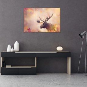 Tablou - Pădure în frunze de toamnă (90x60 cm)