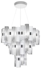 Lustra LED moderna design Art Deco realizata manual LA LOLLO XL White