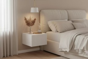 Set noptiere suspendate Nicole 46 cm - alb