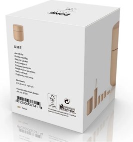 Organizator de baie bej pentru dischete demachiante din gresie ceramică Ume – Zone