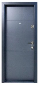 Usa metalica de apartament cu izolatie si vizor Novo Doors First Class NDS12, Deschidere Stanga Dreapta, Dimensiune 200X88 cm, Tabla 12 mm, Kit