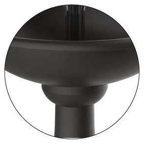 Cascadă flori Trevy gri, 50 x 114 cm