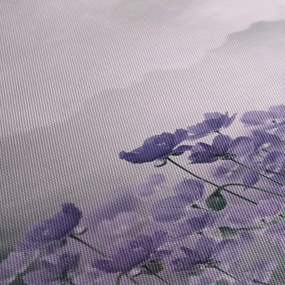 Tablou - Flori mov în munți (90x60 cm)