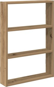 vidaXL Raft de perete, stejar artizanal, 43x9x60 cm, lemn prelucrat