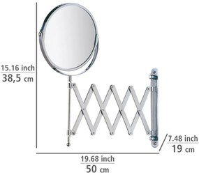 Oglindă de perete cu mărire Wenko Exclusiv, 17 cm