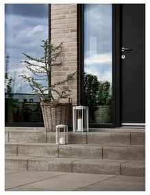 Felinar cu LED gri deschis cu USB (înălțime 35 cm) Firefly – Zone