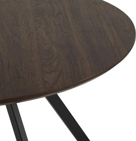 Masă de dining AVENBERG RONDO Ø120 maro