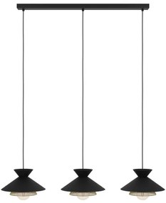 Lustră pe cablu GRIZEDALE Eglo 43886 3xE27/40W/230V