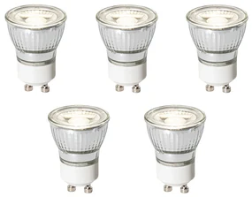 Set de 5 becuri LED GU10 dimabile 35mm 4W 230 lm 4000K