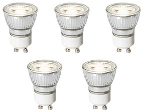 Set de 5 becuri LED GU10 reglabile 35mm 4W 230 lm 4000K