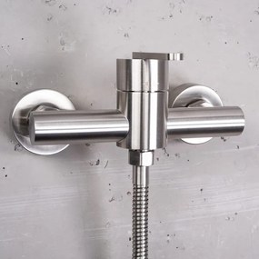 Baterie de dus REA Ontario crom periat