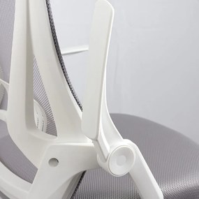 Scaun de birou pentru copii din mesh OFF 433 gri