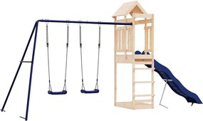 vidaXL Set de joacă pentru exterior, lemn masiv de pin
