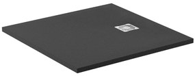 Cadita dus compozit 80x80 cm Ideal Standard Ultra Flat S, negru intens Negru intens, 800x800 mm