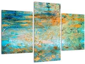 Tablou - Abstract albastru (90x60 cm)