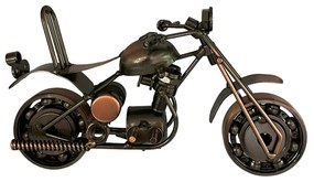 Motocicleta metal Coppery Panther miniatura 20x10cm