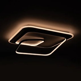 BRILAGI - Plafonieră LED dimabilă FLARE LED/81W/230V 50x50 cm alb/negru + telecomandă